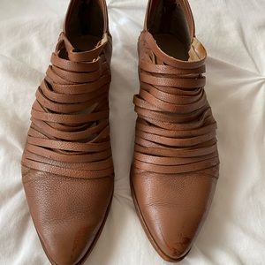 Free People leather booties